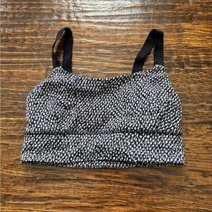 lululemon athletica Black and White Sports Bra